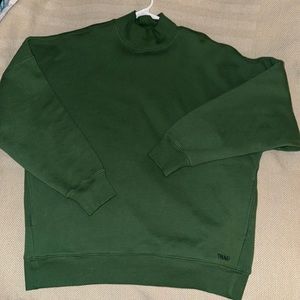 mock neck oversize TNA crew neck